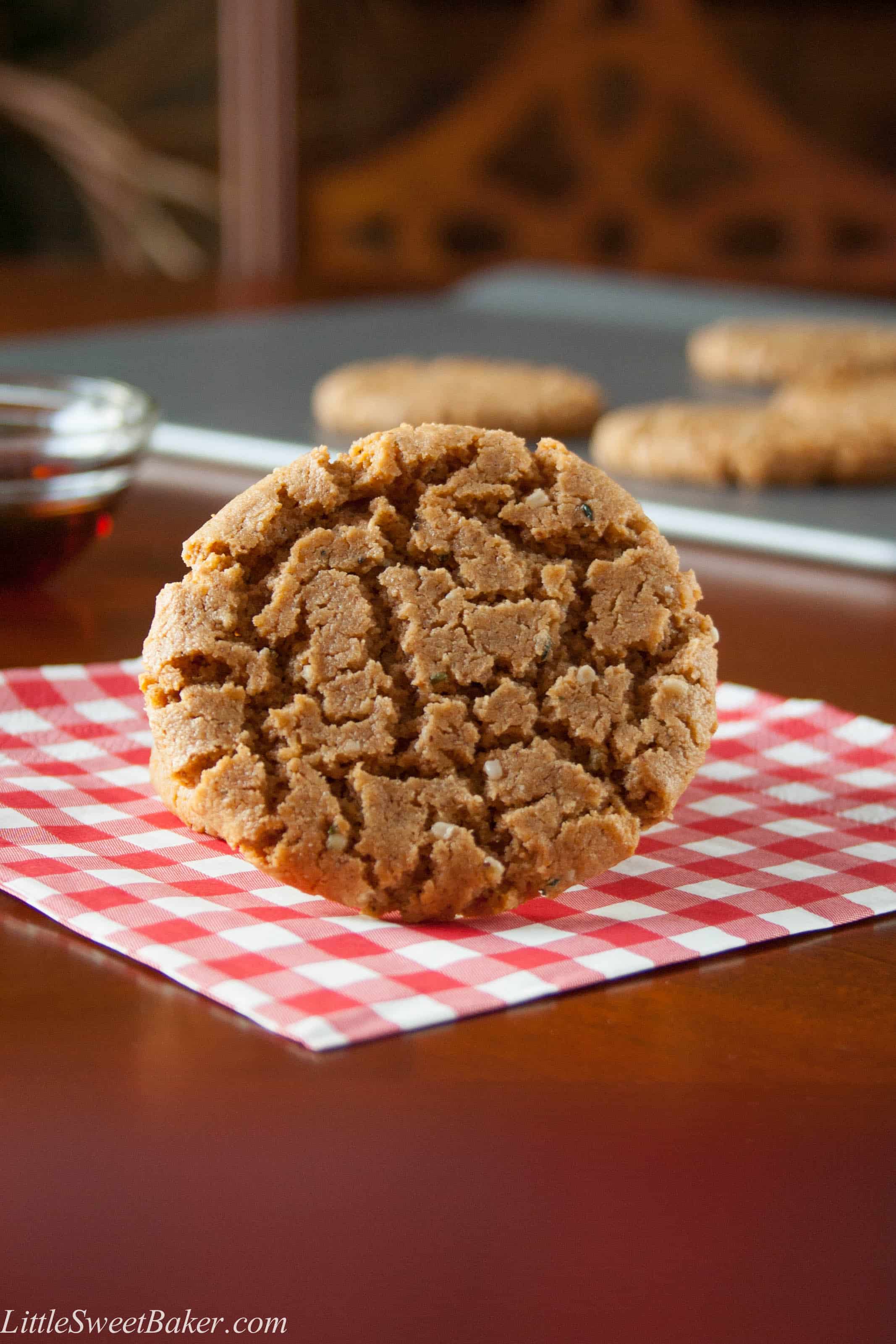 GLUTEN-FREE SPICED CASHEW BUTTER COOKIES. These chewy cookies are healthy and easy to make. If you like ginger molasses cookies, then this recipe was made for you.