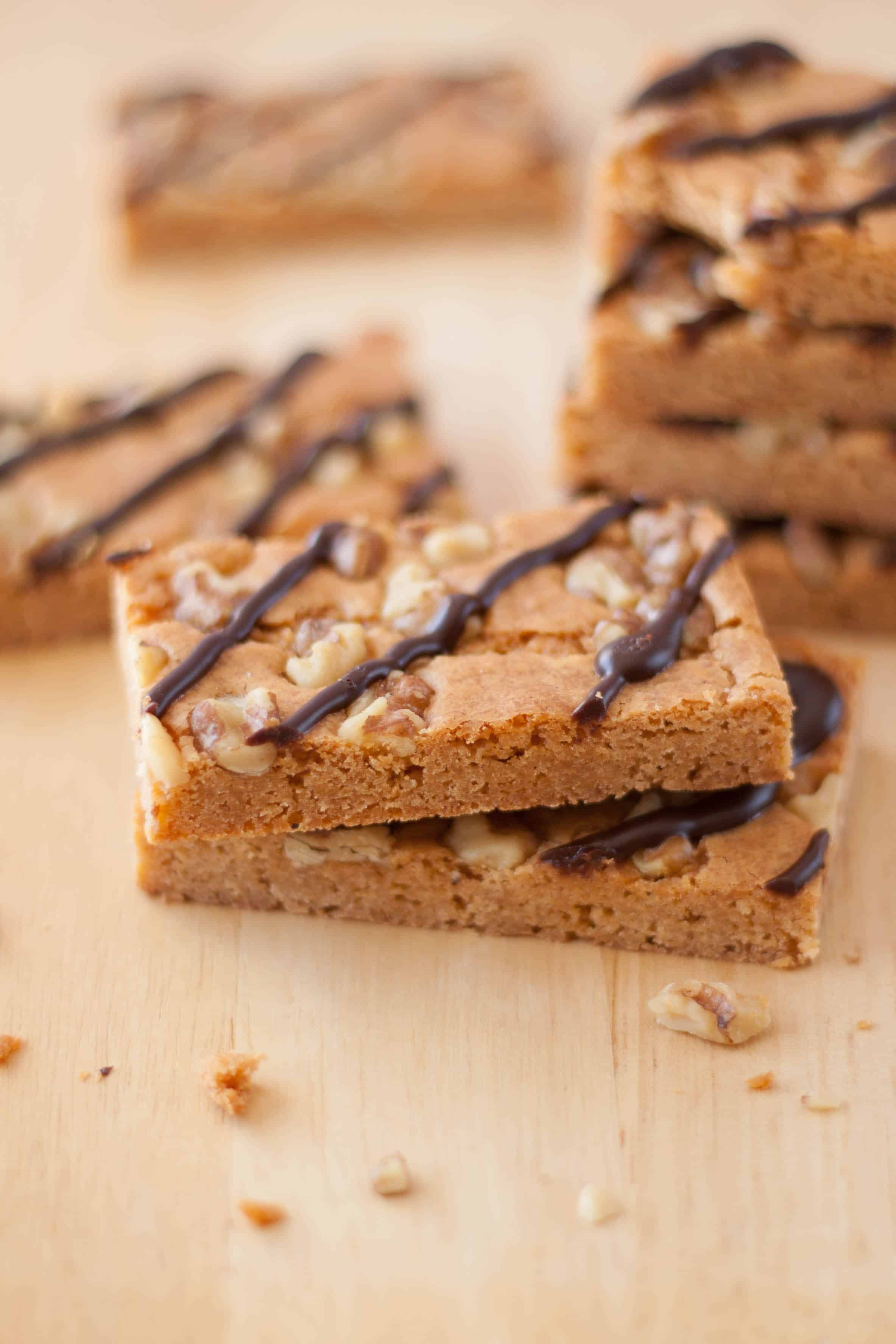 BUTTERSCOTCH BROWNIES. Super chewy, easy to make and full of butterscotch flavor. These brownies are a hit every time I make them.