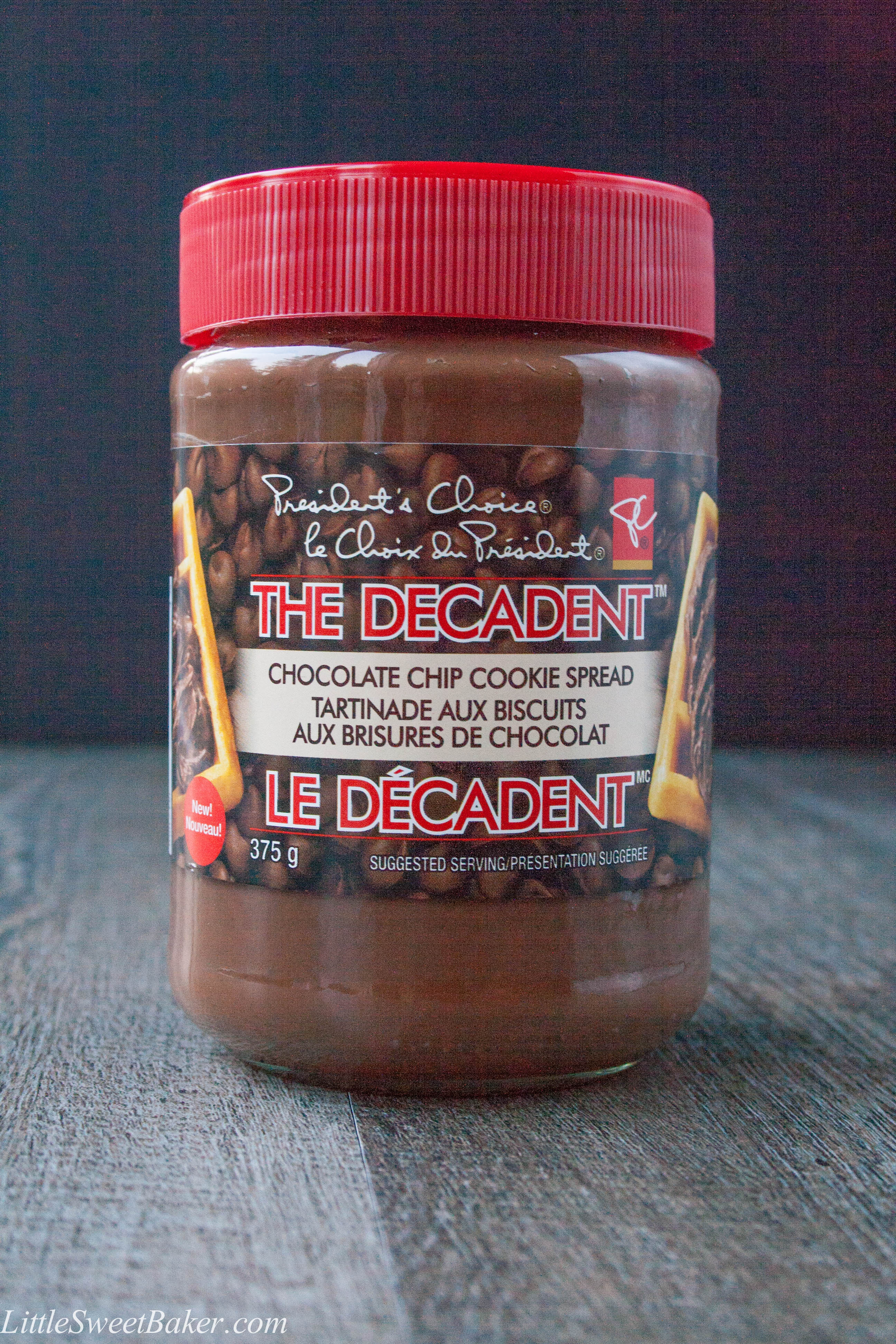 President's Choice decadent chocolate chip cookie spread