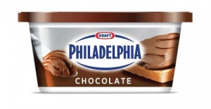 Philadelphia chocolate cream cheese