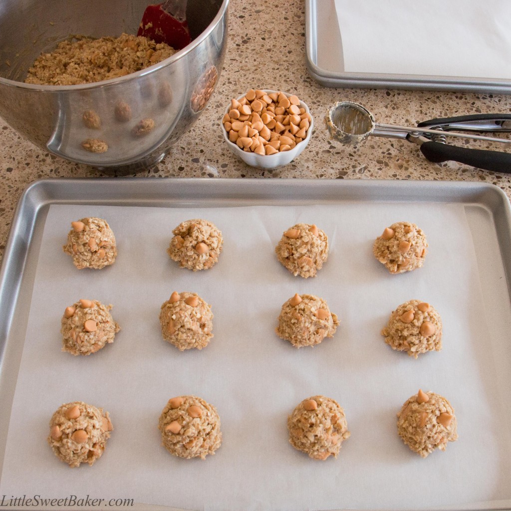 BUTTERSCOTCH OATMEAL COOKIES. This is a hearty, soft and chewy cookie that is loaded with sweet flavorful butterscotch chips.