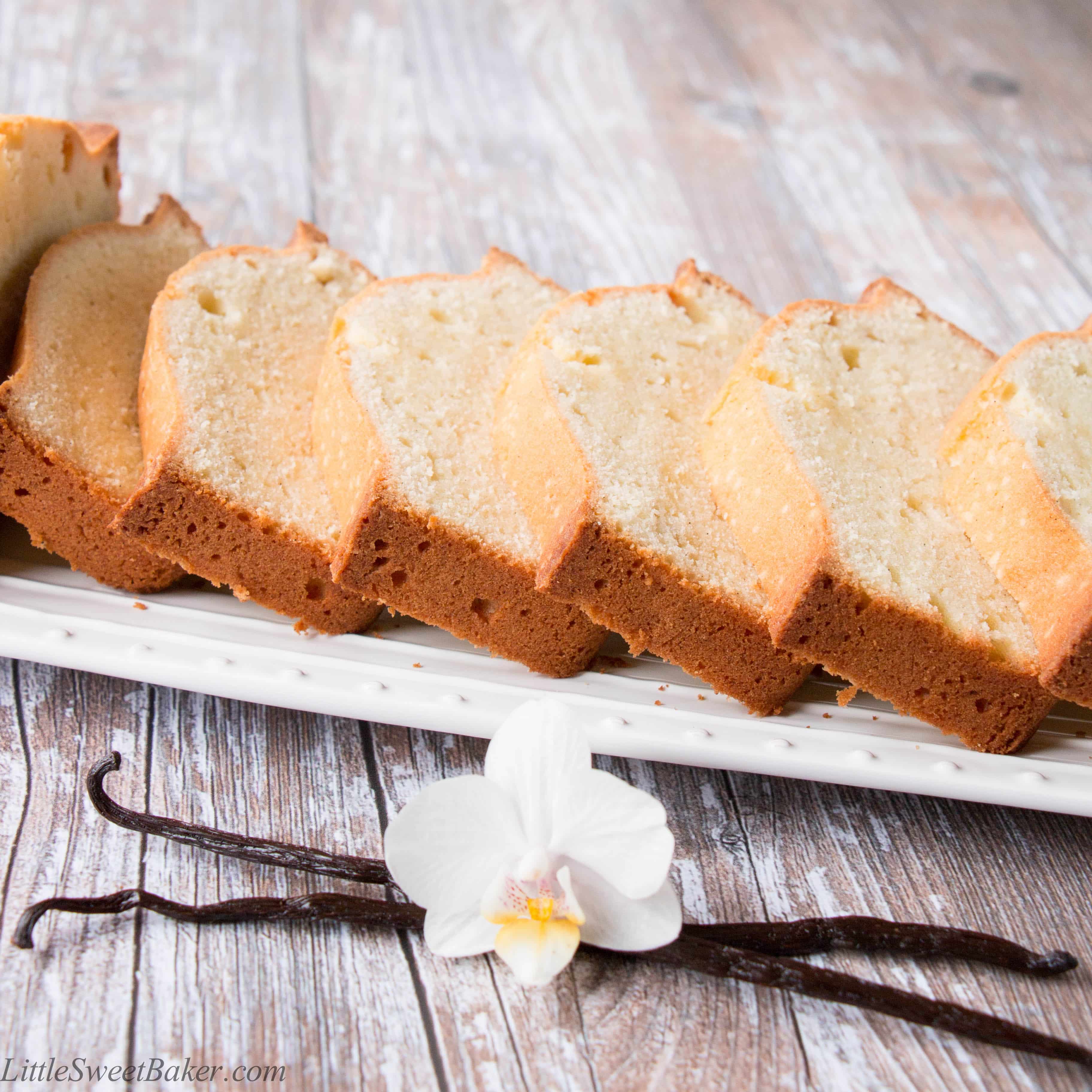 Easy Vanilla Pound Cake with Glaze - Lenox Bakery