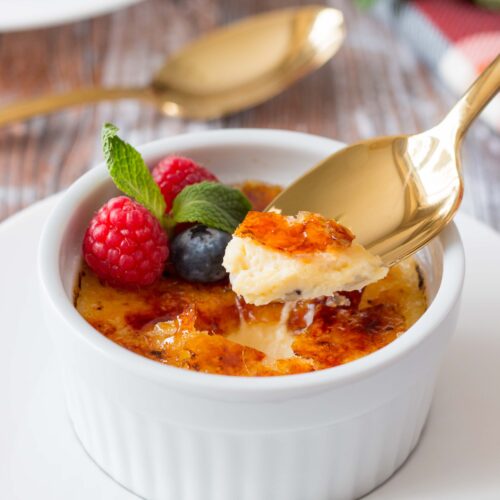 Easy Creme Brulee - Little Sweet Baker