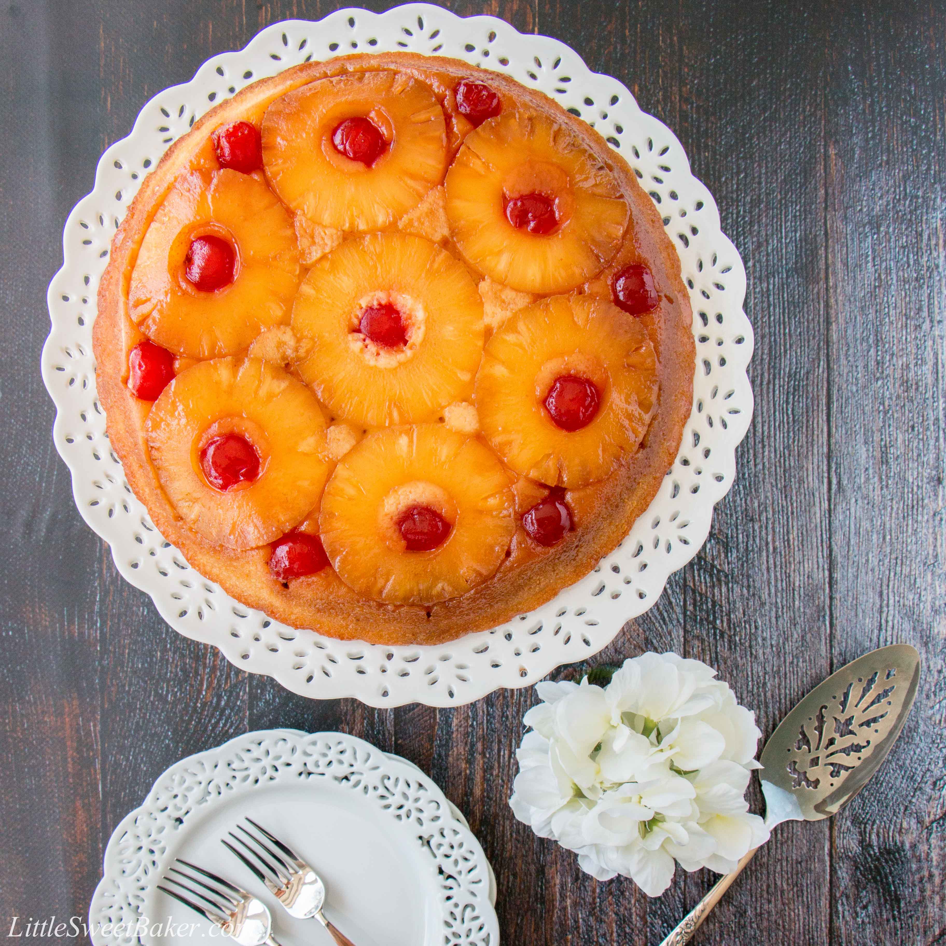 Pineapple Upside Down Cake | RecipeTin Eats