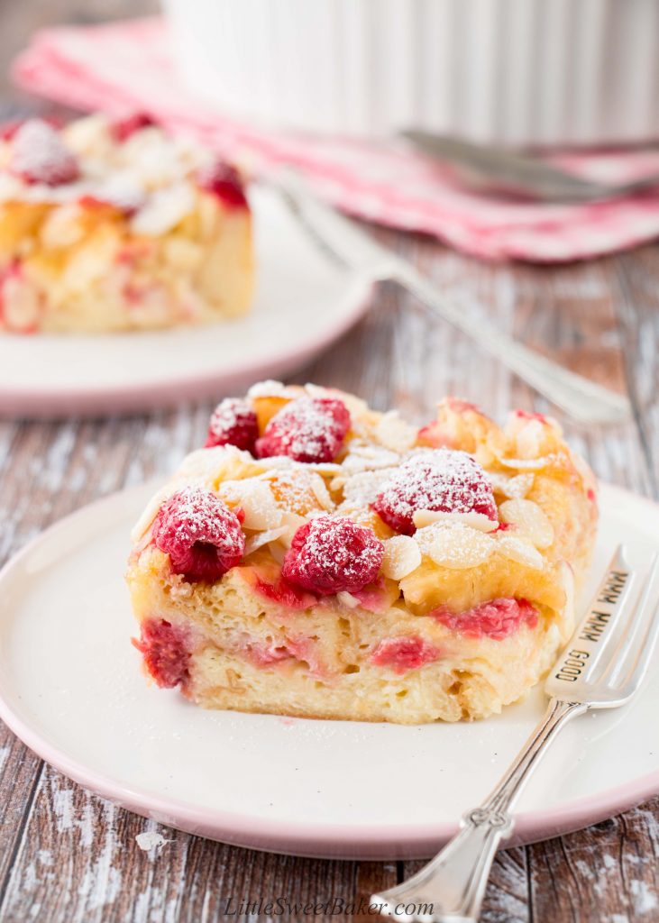 Croissant Bread Pudding - Little Sweet Baker