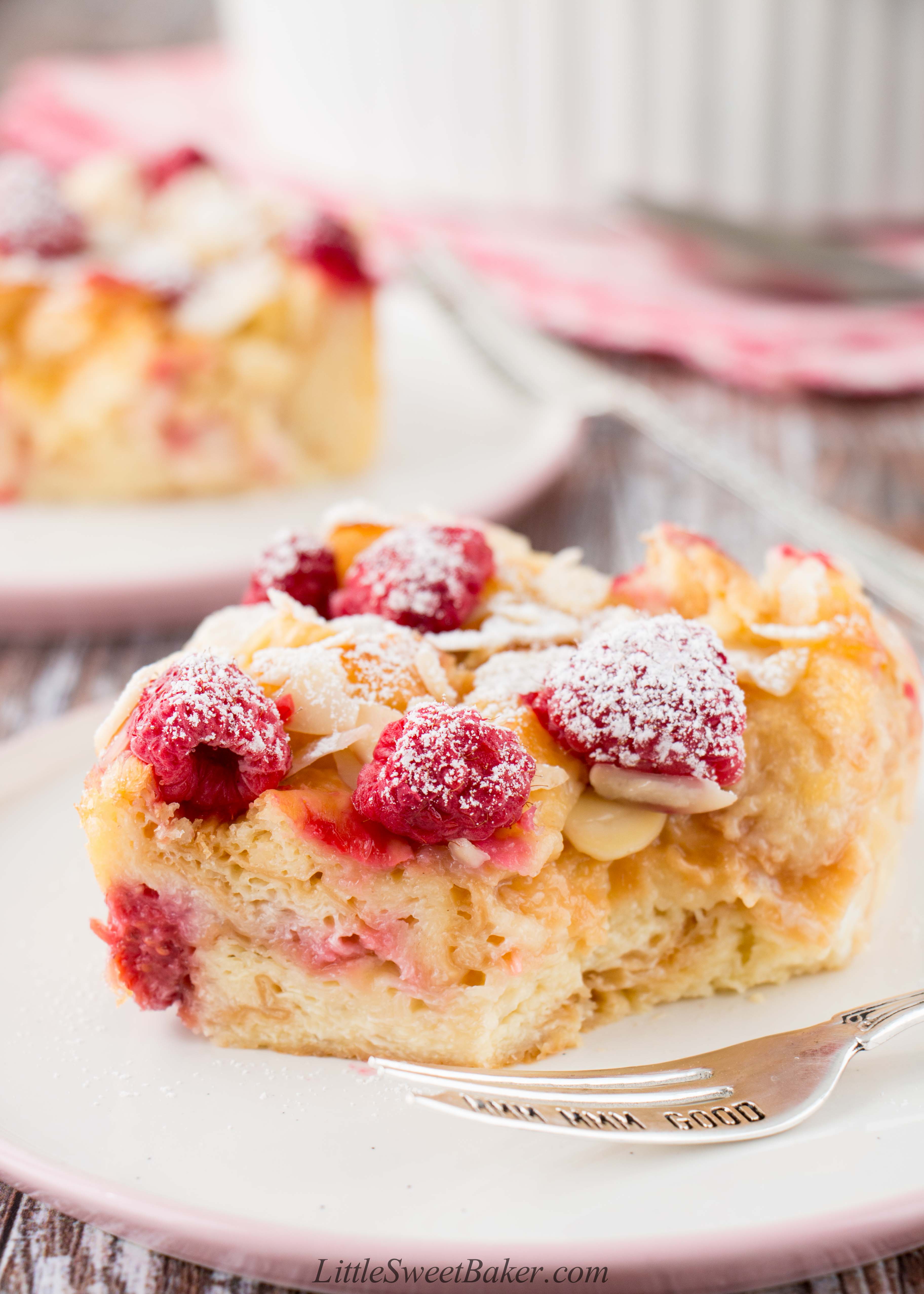 Croissant Bread Pudding - Little Sweet Baker