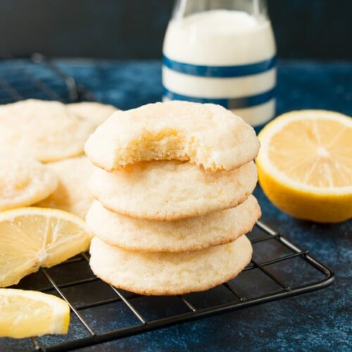 Lemon Sugar Cookies - Little Sweet Baker