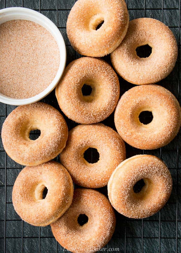 Baked Cinnamon Sugar Donuts - Sally's Baking Addiction