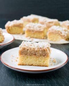 Best Moist Crumb Cake (recipe & video) - Little Sweet Baker