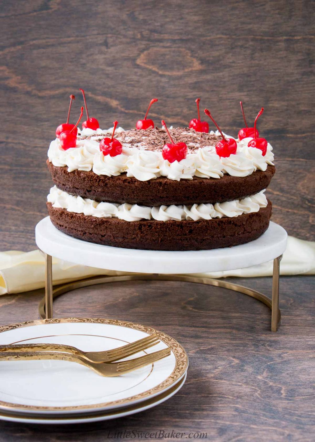 Easy Black Forest Cake - Little Sweet Baker