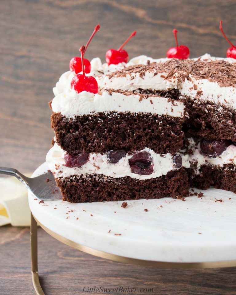 Easy Black Forest Cake - Little Sweet Baker