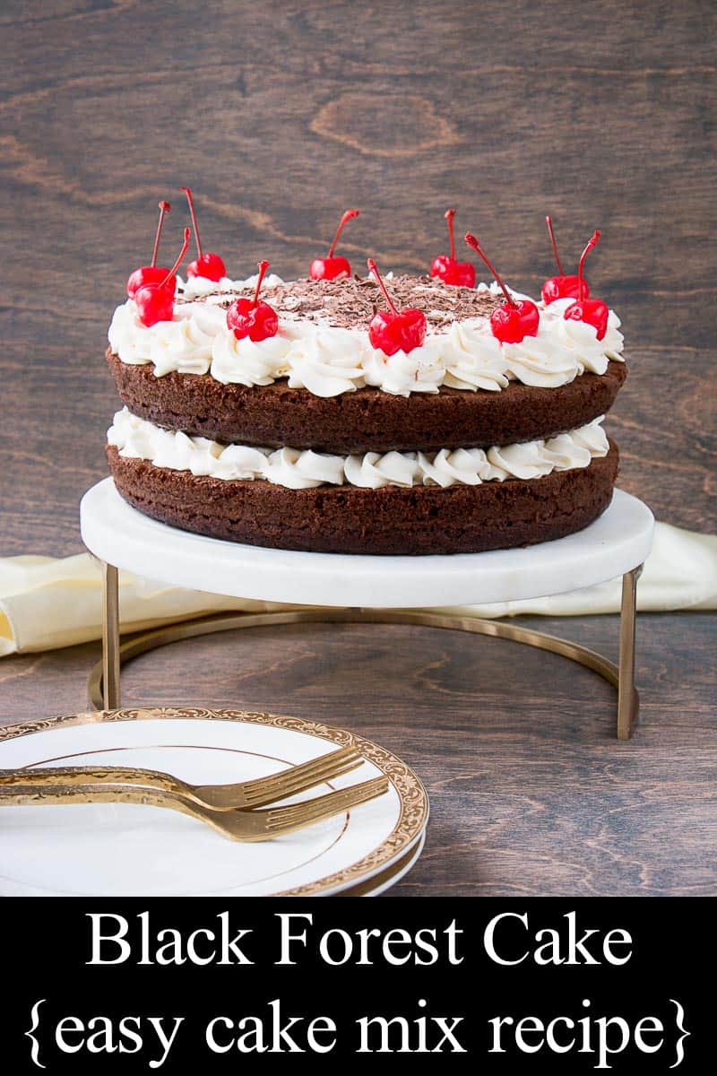 Easy Black Forest Cake - Little Sweet Baker