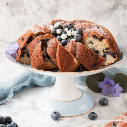 Easy Blueberry Cake Recipe - Little Sweet Baker