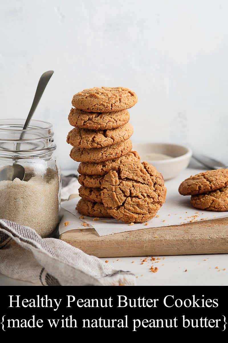 Healthy Peanut Butter Cookies (video) - Little Sweet Baker