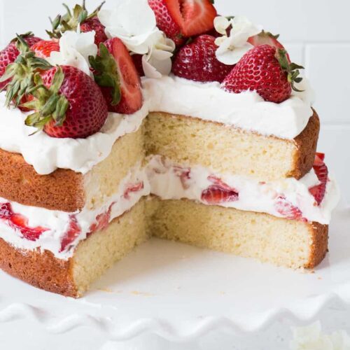 Strawberry Shortcake Cake - Little Sweet Baker