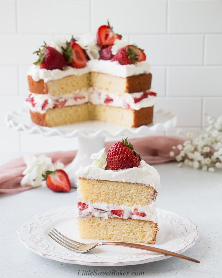 Strawberry Shortcake Cake - Little Sweet Baker