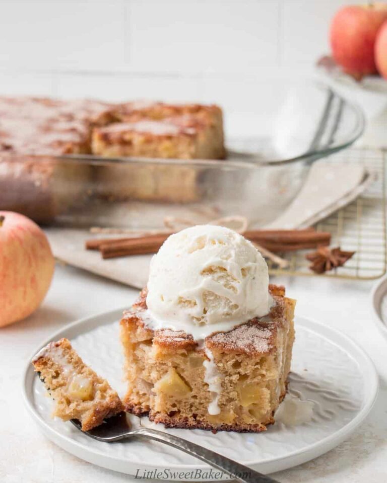 Easy Apple Cake Recipe - Little Sweet Baker