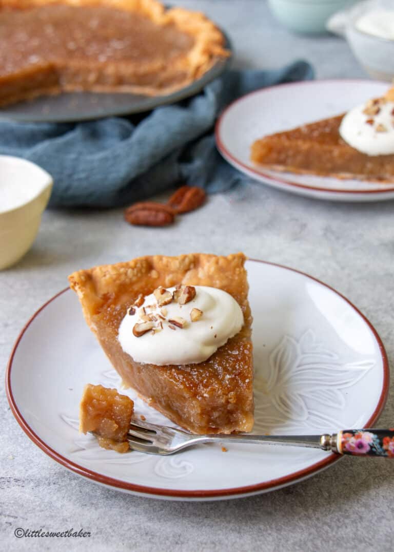 Maple Syrup Pie - Little Sweet Baker