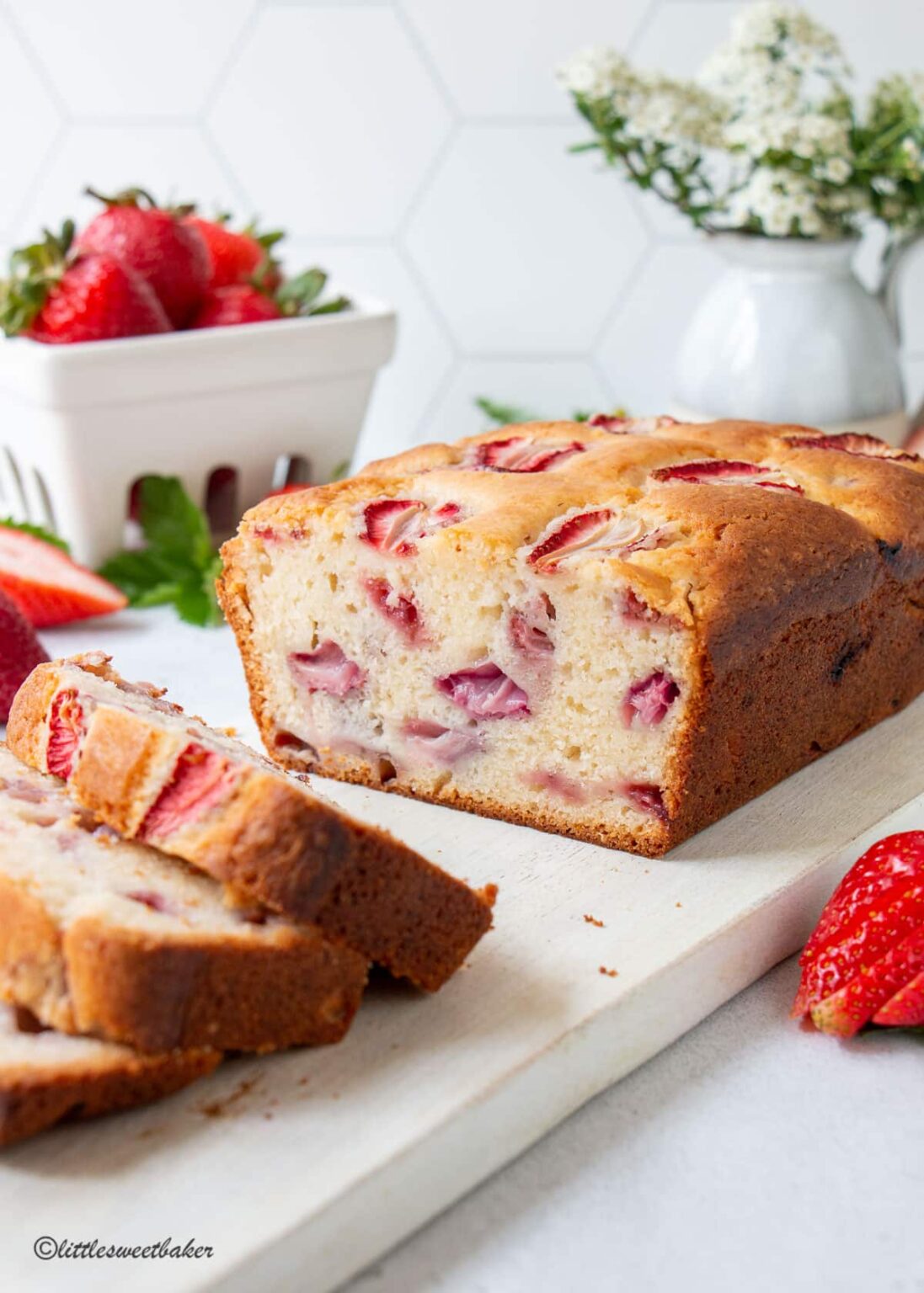 Strawberry Bread Recipe - Little Sweet Baker